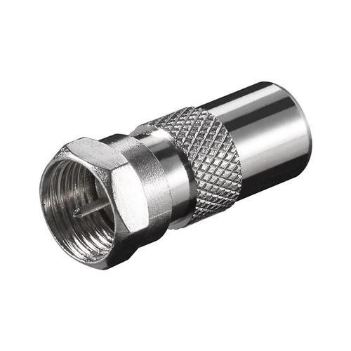 ADATTATORE DA CONNETTORE TV MASCHIO A CONNETTORE F