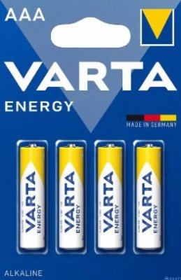 BATTERIE MINISTILO AAA ALKALINE VARTA  BLISTER 4 PEZZI 