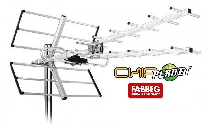 CHIP PLANET - FABBEG ANTENNA UHF DUO 14DB 5G