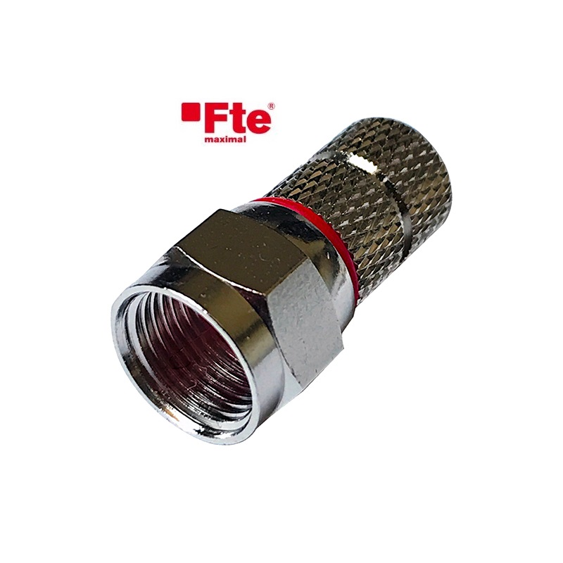 CONNETTORE  F FTE PROFESSIONALE O-RING A VITE PER CAVO 5MM FHQT5
