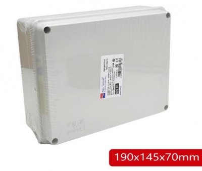 Cassetta stagna ip66 190x145x70 pareti lisce
