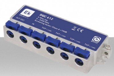 DERIVATORE QUICOAX 4USCITE 12dB EK