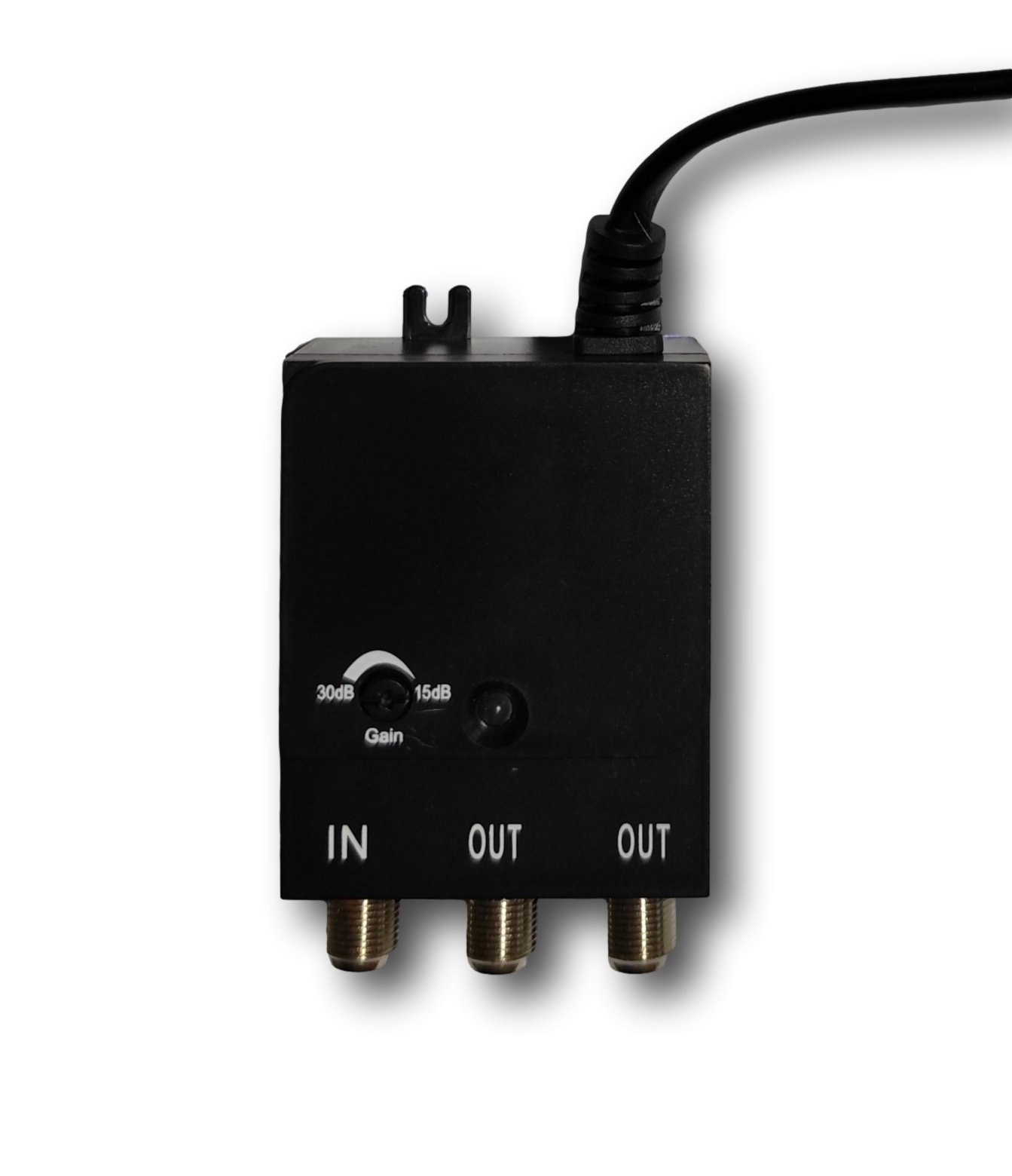 Fabbeg Amplificatore di Linea da Interno 15/30dB 1 Ingresso 2 Uscite - Filtro 5G 