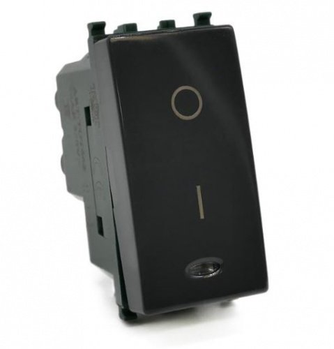 Interruttore Bipolare Compatibile Vimar Plana - Confezione Da 4 Pezzi, Per Impianti Elettrici - Foto 8