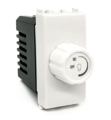 INTERRUTTORE DIMMER 500W BIANCO COMPATIBILE VIMAR PLANA