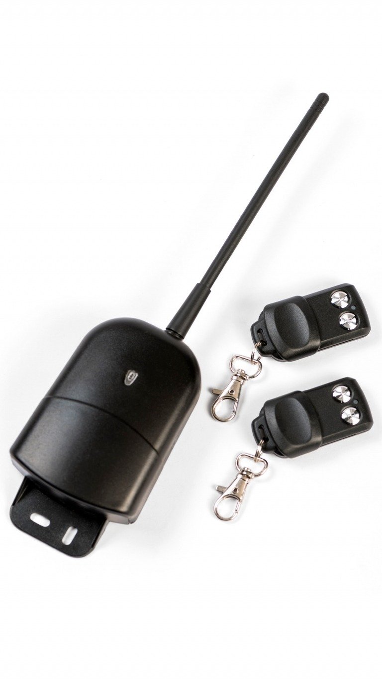 KIT CENTRALINA RICEVENTE PER ESTERNO CON 2 RADIOCOMANDI 433MHZ SUPRK002
