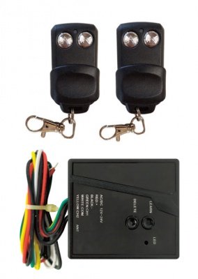 KIT CENTRALINA RICEVENTE PER INTERNO CON 2 RADIOCOMANDI 433MHZ SUPRK001