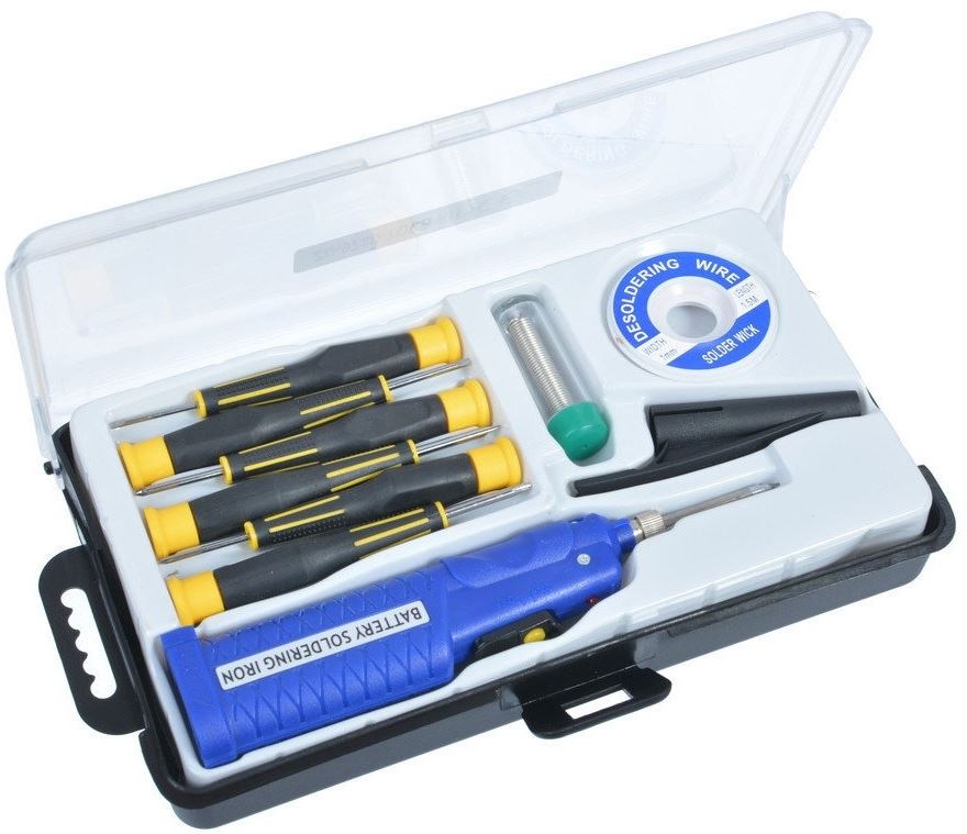 KIT SALDATORE - DISSALDATORE - STAGNO - AVVITATORE