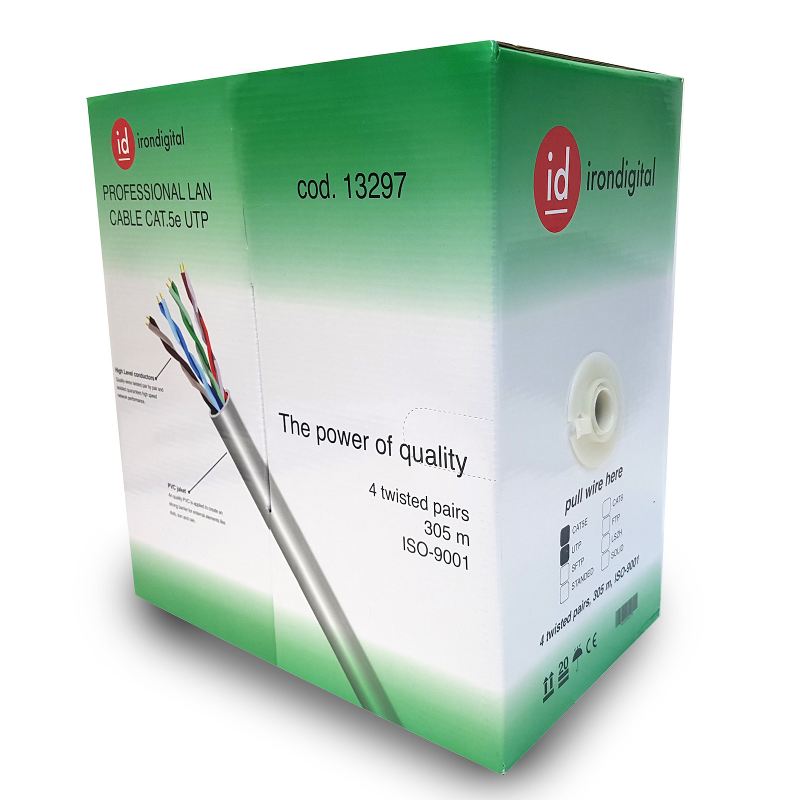MATASSA CAVO DI RETE LAN UTP CAT 5E+ 305 MT CA