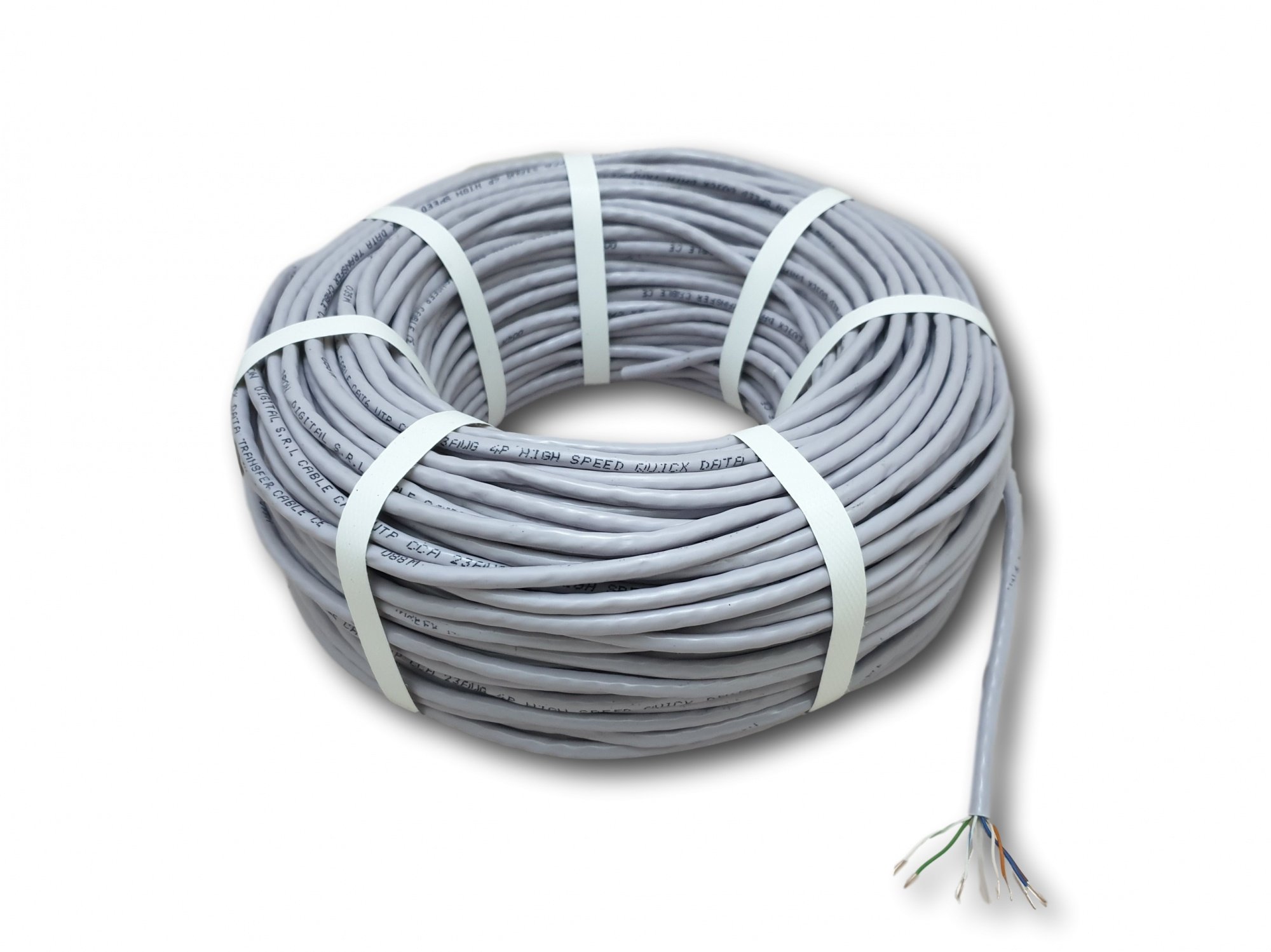 Matassa S/FTP Cavo Cat.6A Rame 305m PIMF Flessibile Grigio ITP-C6A