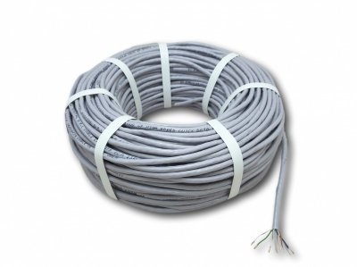CAT 6 cavo di rete matassa flessibile, U/UTP, grigio, 305m