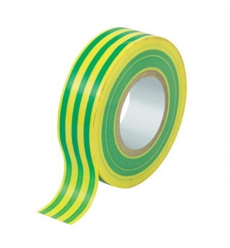 NASTRO ISOLANTE GIALLO-VERDE 19mm x 20mt