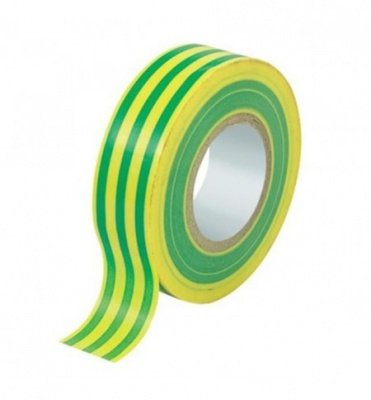 NASTRO ISOLANTE GIALLO-VERDE 19mm x 20mt