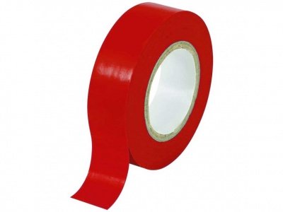 NASTRO ISOLANTE ROSSO  19MM X 25MT