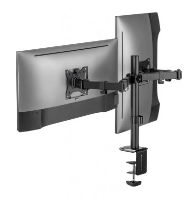 SUPPORTO UNIVERSALE DA TAVOLO DOPPIO MONITOR 17