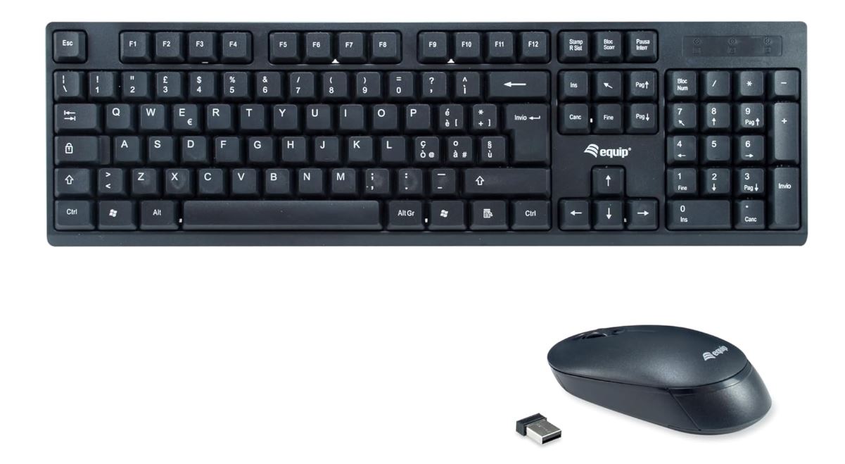 Tastiera e Mouse Wireless