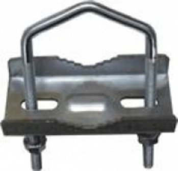 Zanca A Muro Staffa 5 Cm Per Pali Antenna Con Diametro Da 25 A 60 Mm In