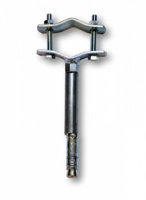 Zanca Distanziata 10 cm Con Tassello In Nylon