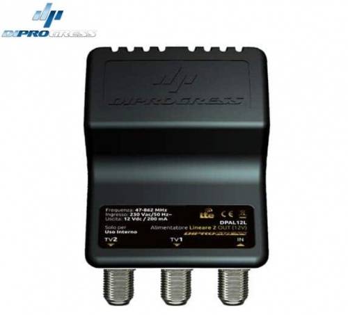 Alimentatore Amplificatore TV 12V 450mA 2 USCITE (DC - Foto 11