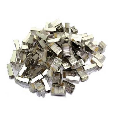 Connettori RJ45 8P8C Per Cavo Ethernet Cat 5e, 50 Pezzi, Marca Mysmartshop, Plug In Plastica - 2