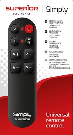 SimplyAll Telecomando Di Ricambio Per TV Panasonic TX-20LA2F - Sostitutivo Non Universale